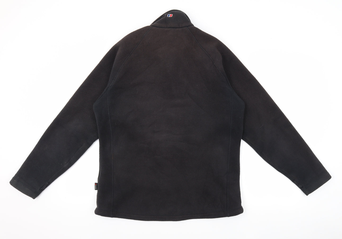 Berghaus Mens Black Jacket Size L Zip - Logo Zipped Pockets
