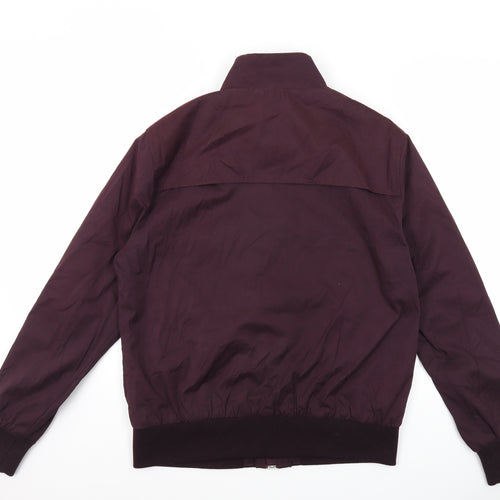 Superdry Mens Purple Bomber Jacket Jacket Size 2XL Zip