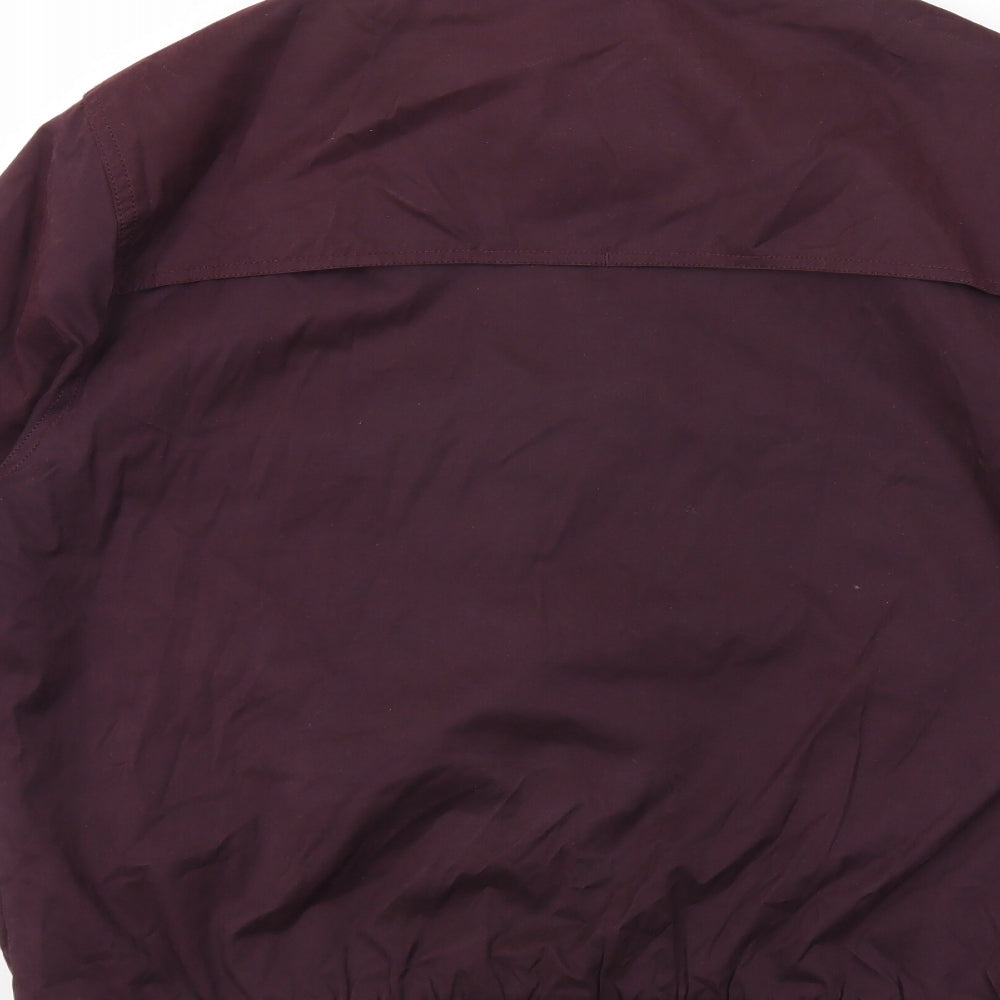 Superdry Mens Purple Bomber Jacket Jacket Size 2XL Zip