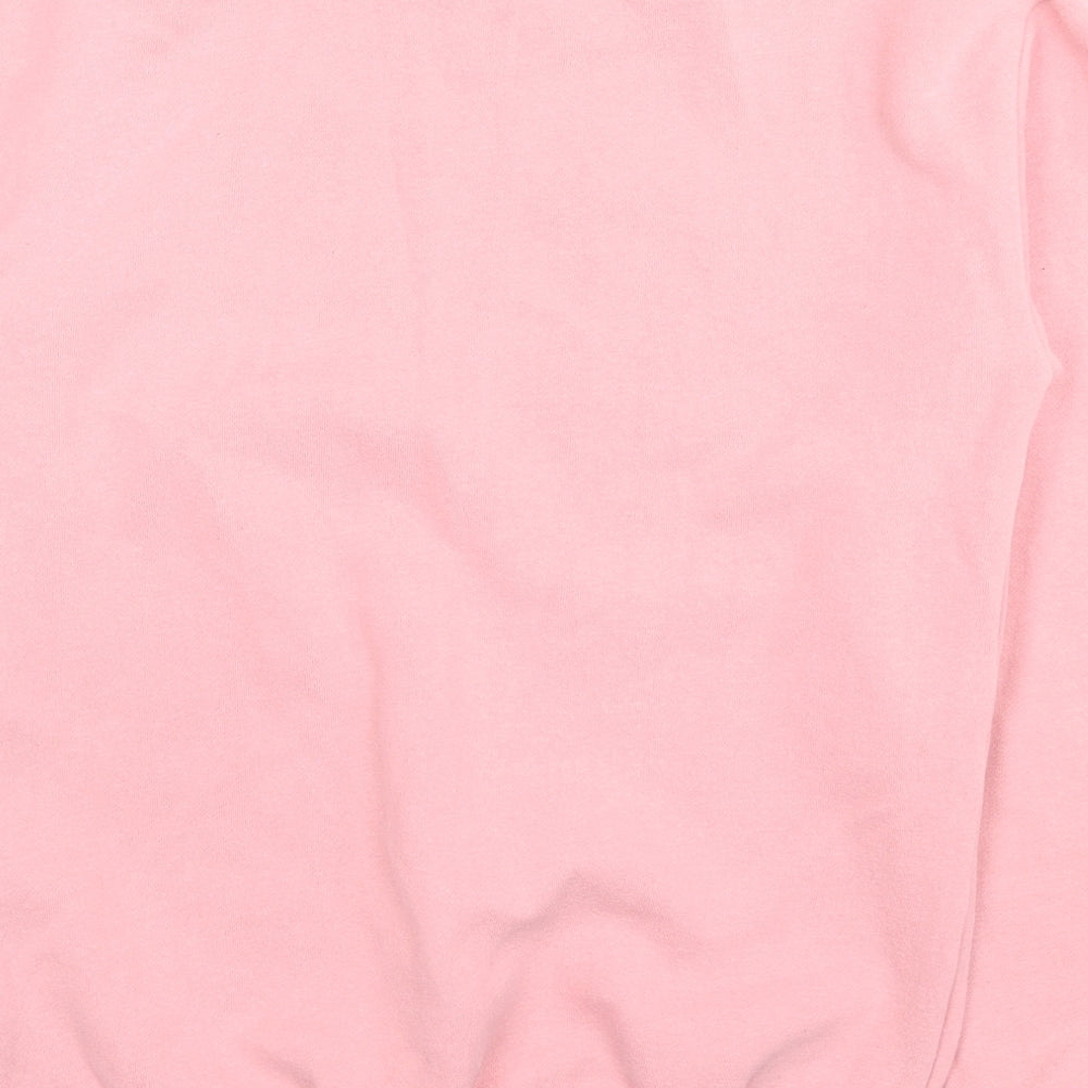 ellesse Womens Pink Cotton Pullover Sweatshirt Size 8 Pullover - Logo