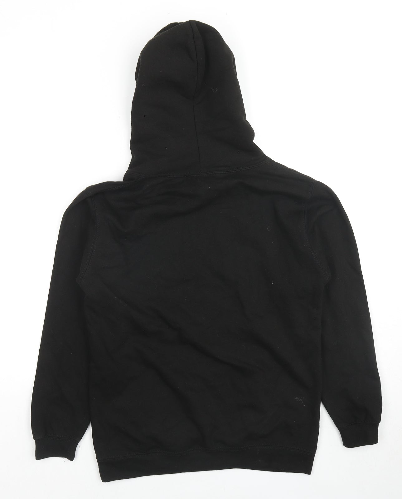 Just Hoods Boys Black Cotton Pullover Hoodie Size 12-13 Years Pullover - Arabic Letters