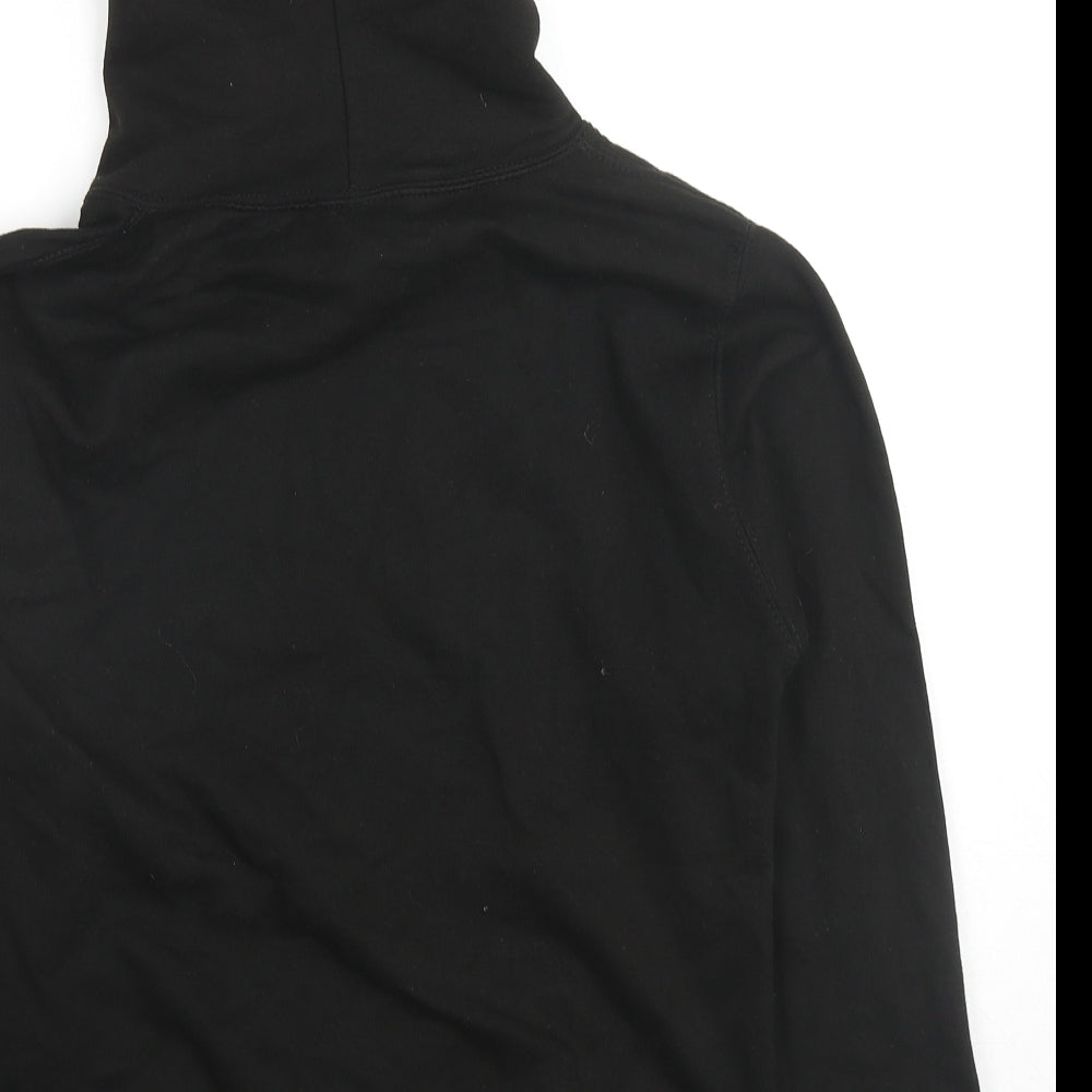 Just Hoods Boys Black Cotton Pullover Hoodie Size 12-13 Years Pullover - Arabic Letters