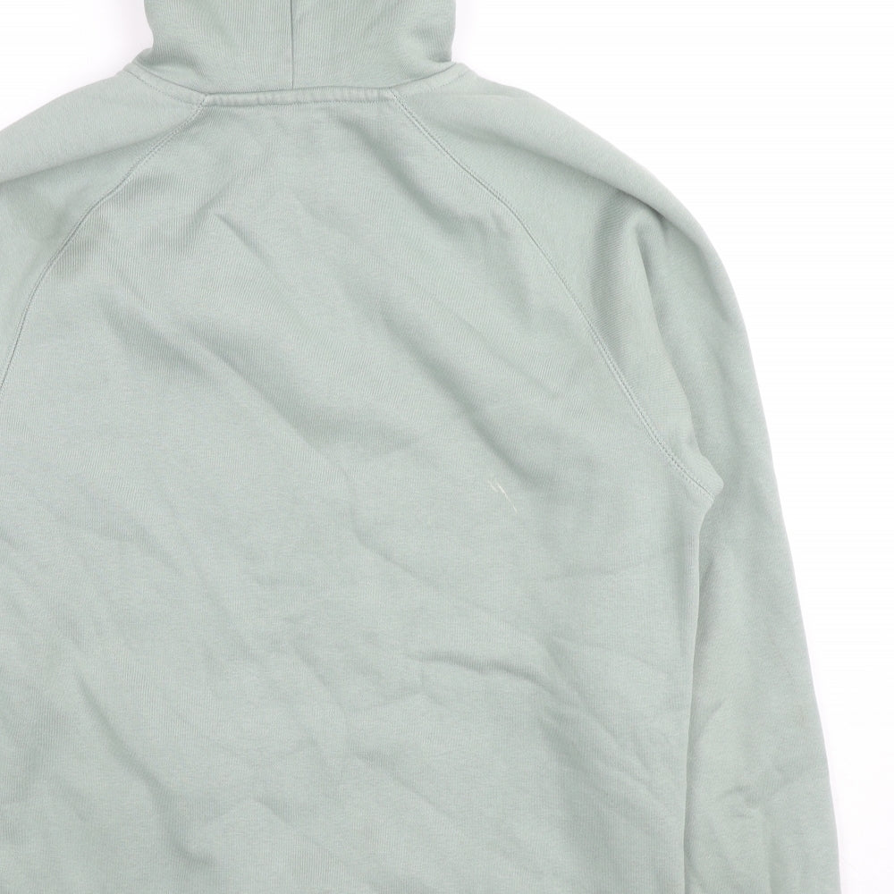 Carhartt Womens Green Cotton Pullover Hoodie Size L Pullover