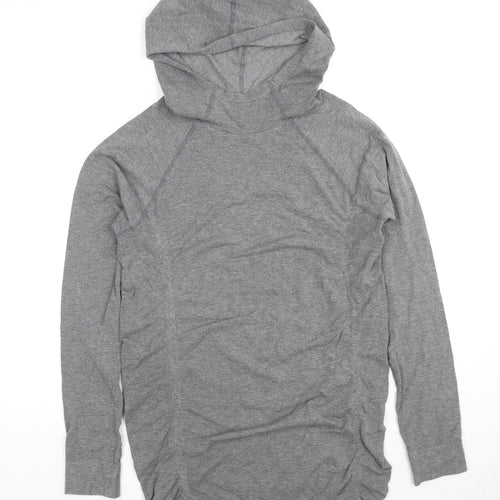 Fabletics Womens Grey Viscose Pullover Hoodie Size S Pullover