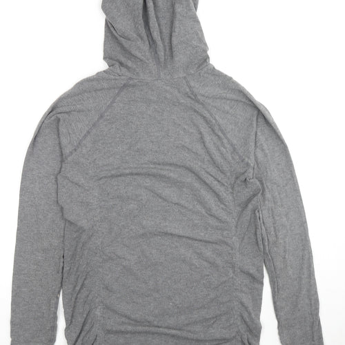 Fabletics Womens Grey Viscose Pullover Hoodie Size S Pullover