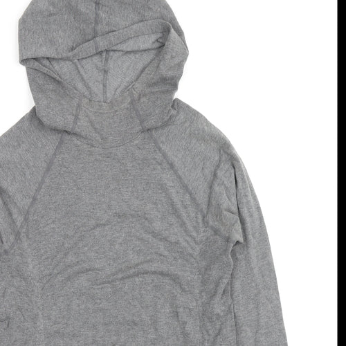 Fabletics Womens Grey Viscose Pullover Hoodie Size S Pullover