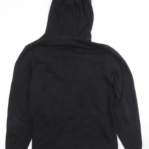 Alessandro Zavetti Womens Black Cotton Pullover Hoodie Size M Pullover - Egyptian Detail