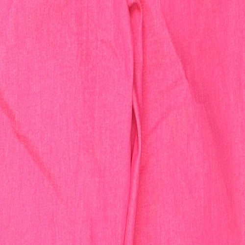 Marks and Spencer Womens Pink Cotton Jegging Jeans Size 10 L26 in Regular