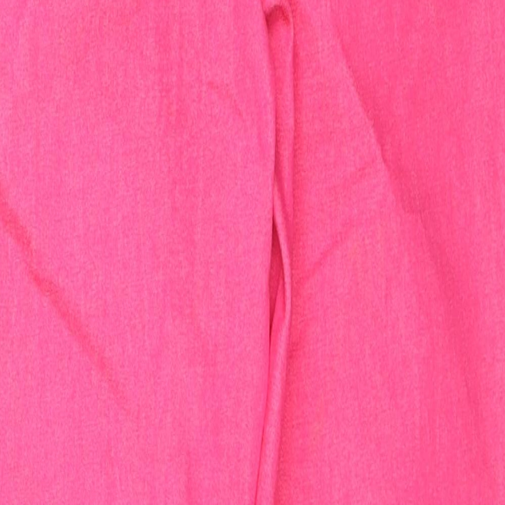 Marks and Spencer Womens Pink Cotton Jegging Jeans Size 10 L26 in Regular
