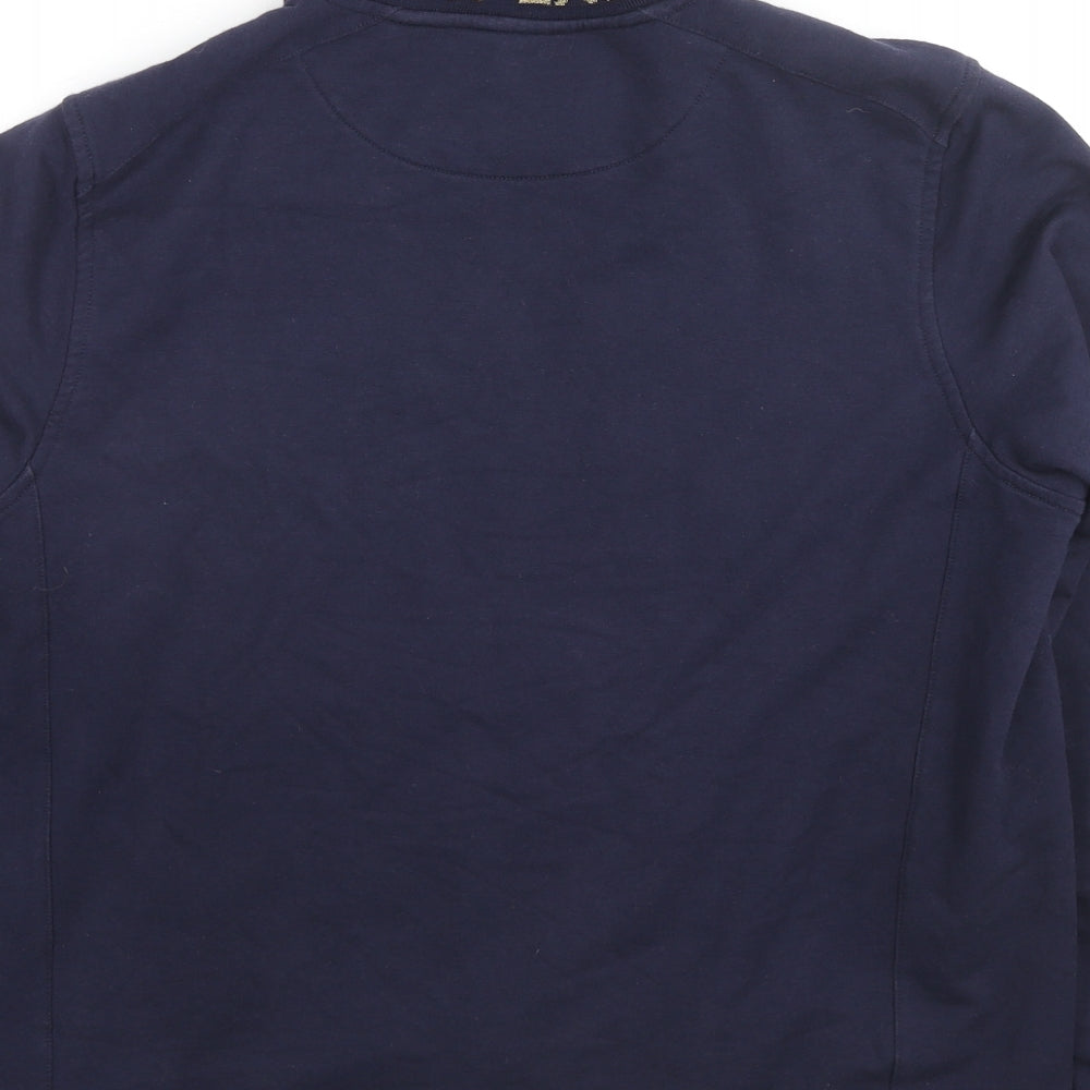 Polo Ralph Lauren Womens Blue Cotton Full Zip Hoodie Size L Pullover