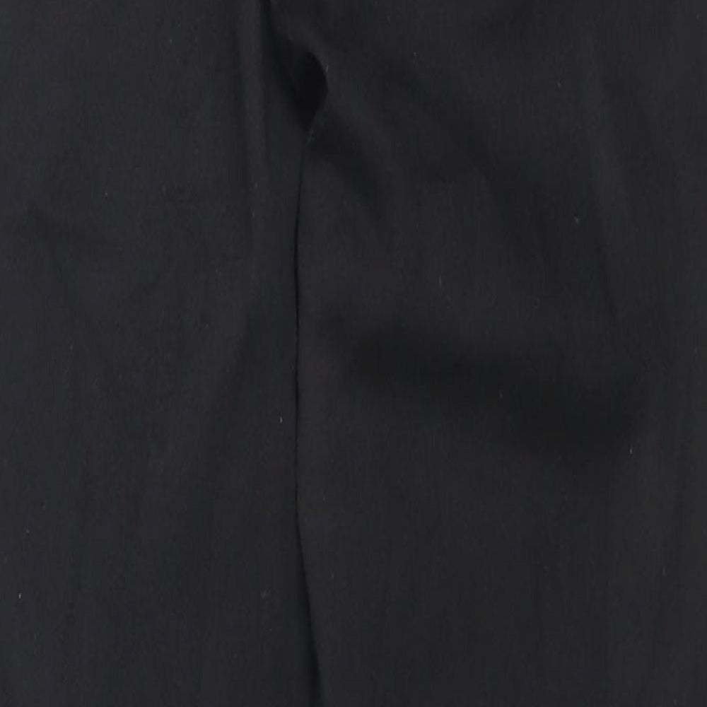 Marks and Spencer Womens Black Cotton Skinny Jeans Size 10 L26 in Regular Zip