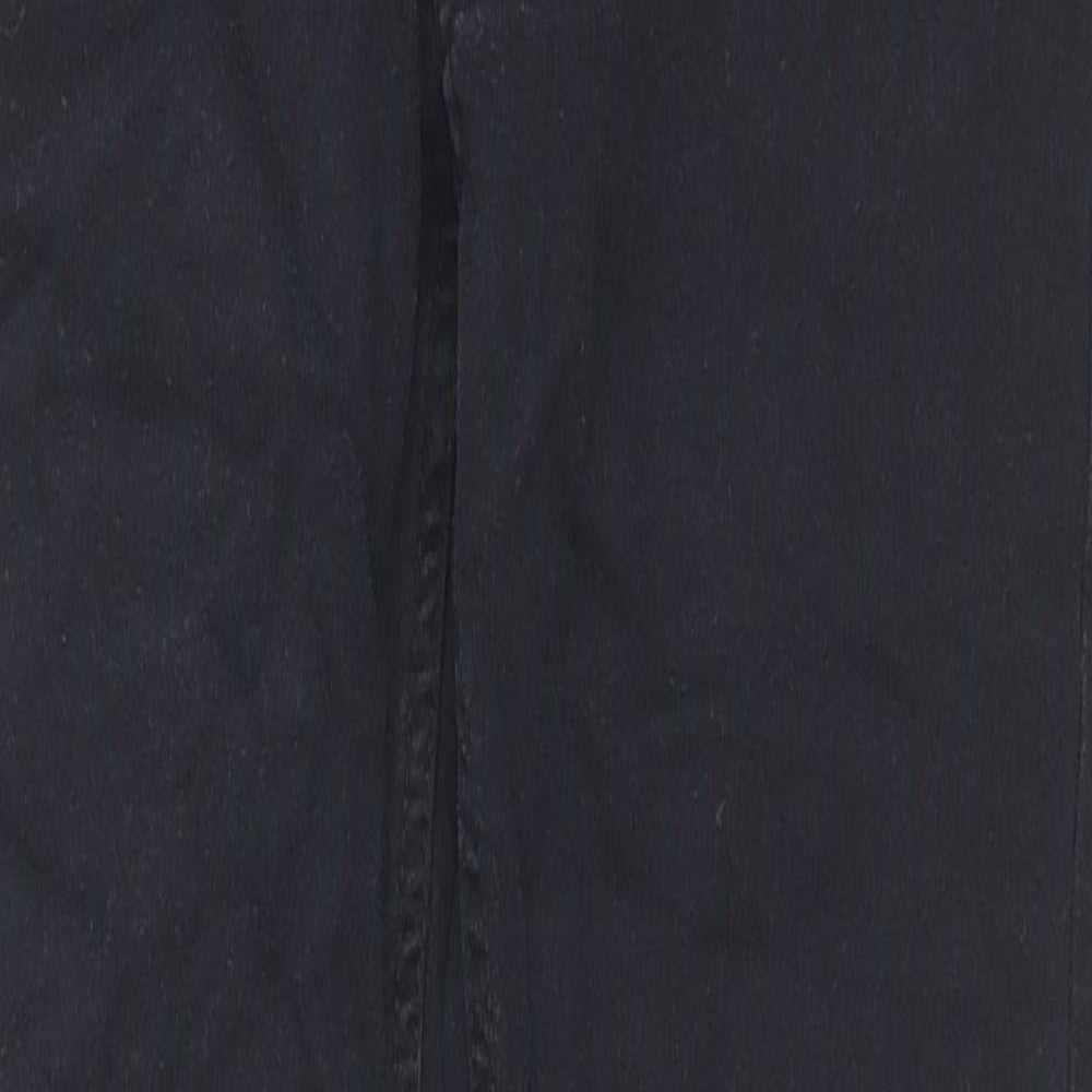 H&M Womens Black Cotton Skinny Jeans Size 10 L27 in Regular