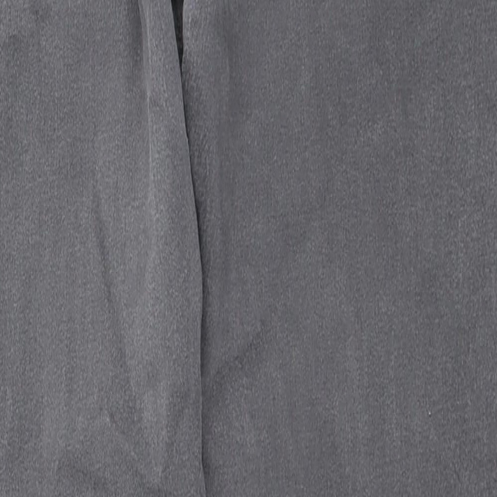 Marks and Spencer Womens Grey Cotton Skinny Jeans Size 14 L30 in Regular Zip