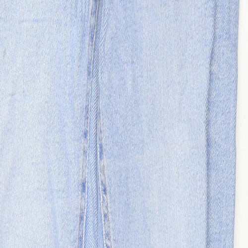 New Look Womens Blue Cotton Skinny Jeans Size 10 L28 in Regular Zip