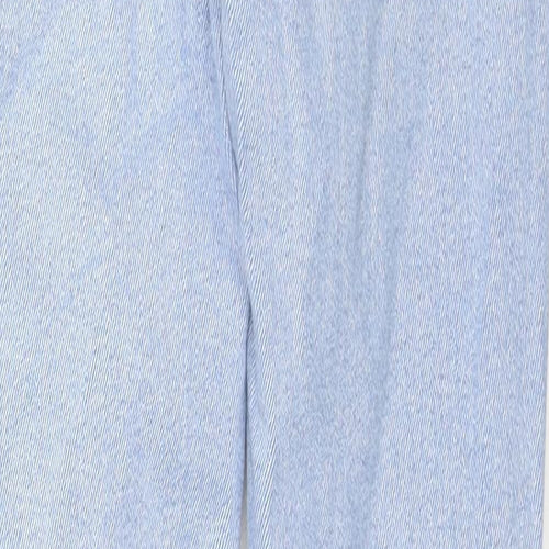 New Look Womens Blue Cotton Skinny Jeans Size 10 L28 in Regular Zip
