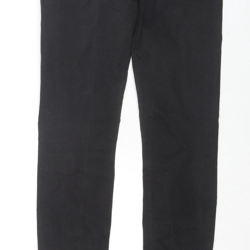 Zara Womens Black Cotton Skinny Jeans Size 28 in L30 in Regular Zip
