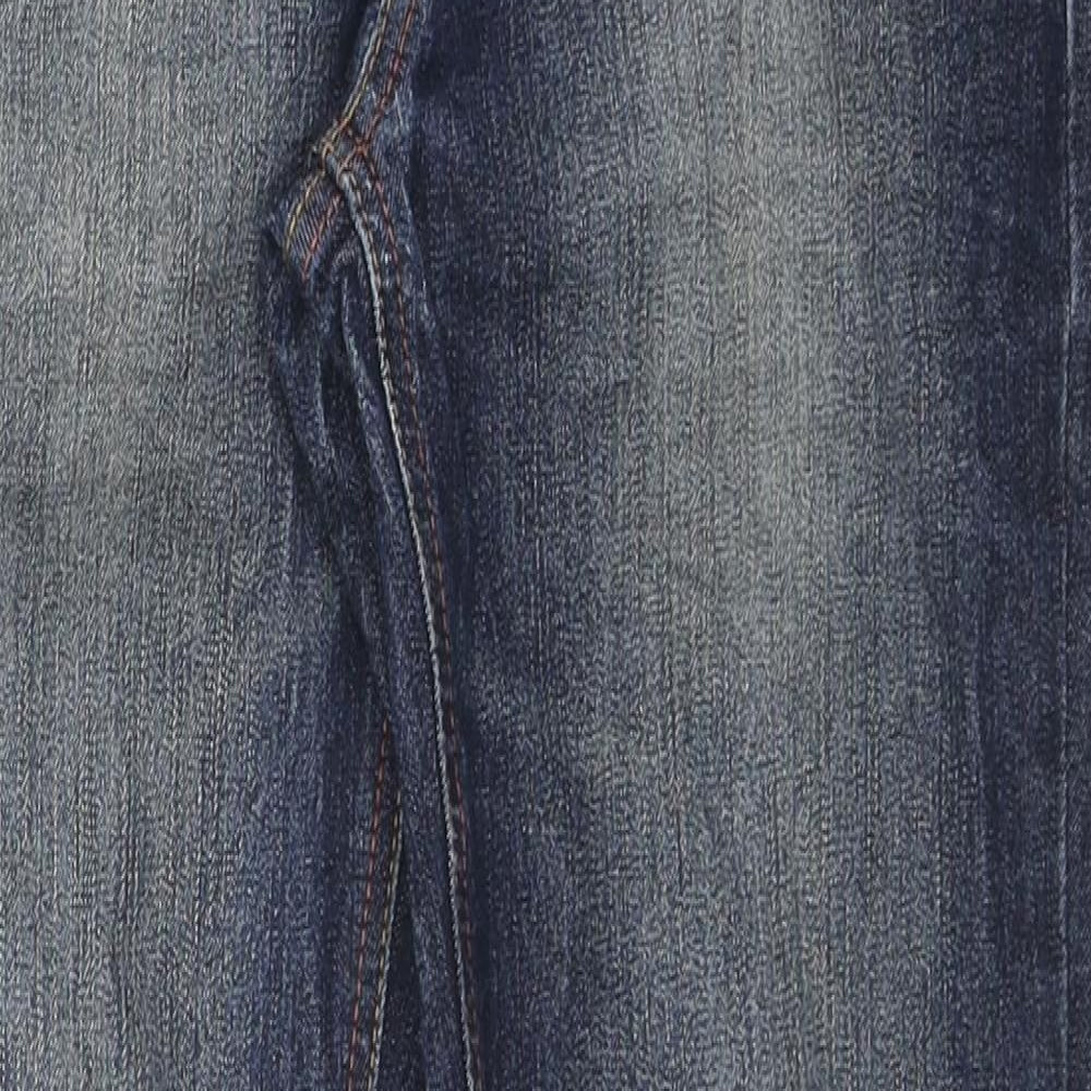 NEXT Boys Blue Cotton Straight Jeans Size 11 Years L27 in Regular Zip