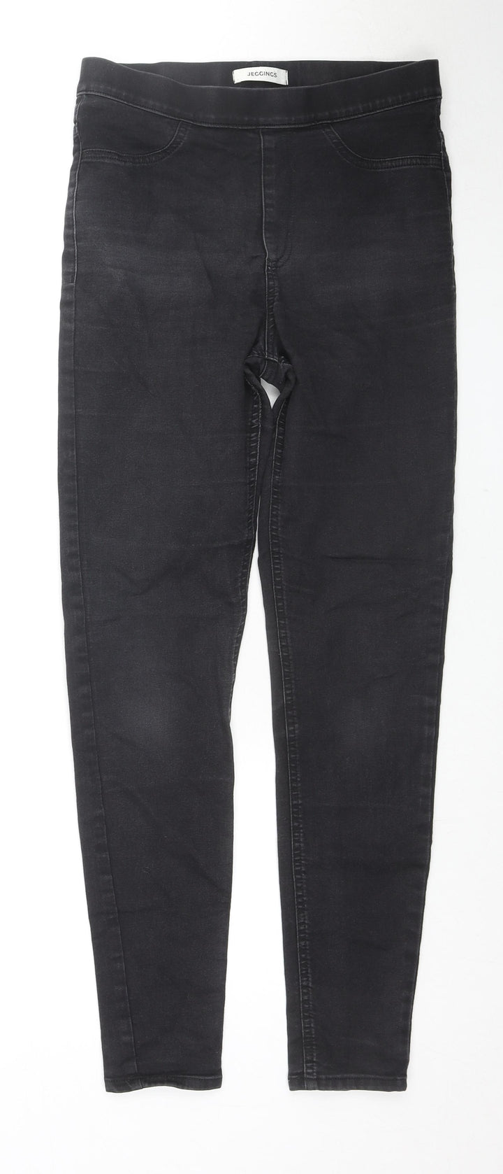 Marks and Spencer Womens Black Cotton Jegging Jeans Size 10 L30 in Regular