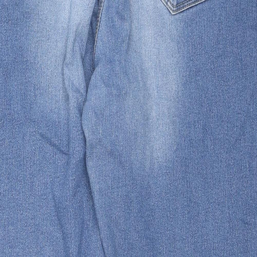 Denim & Co. Womens Blue Cotton Skinny Jeans Size 20 L25 in Regular Zip