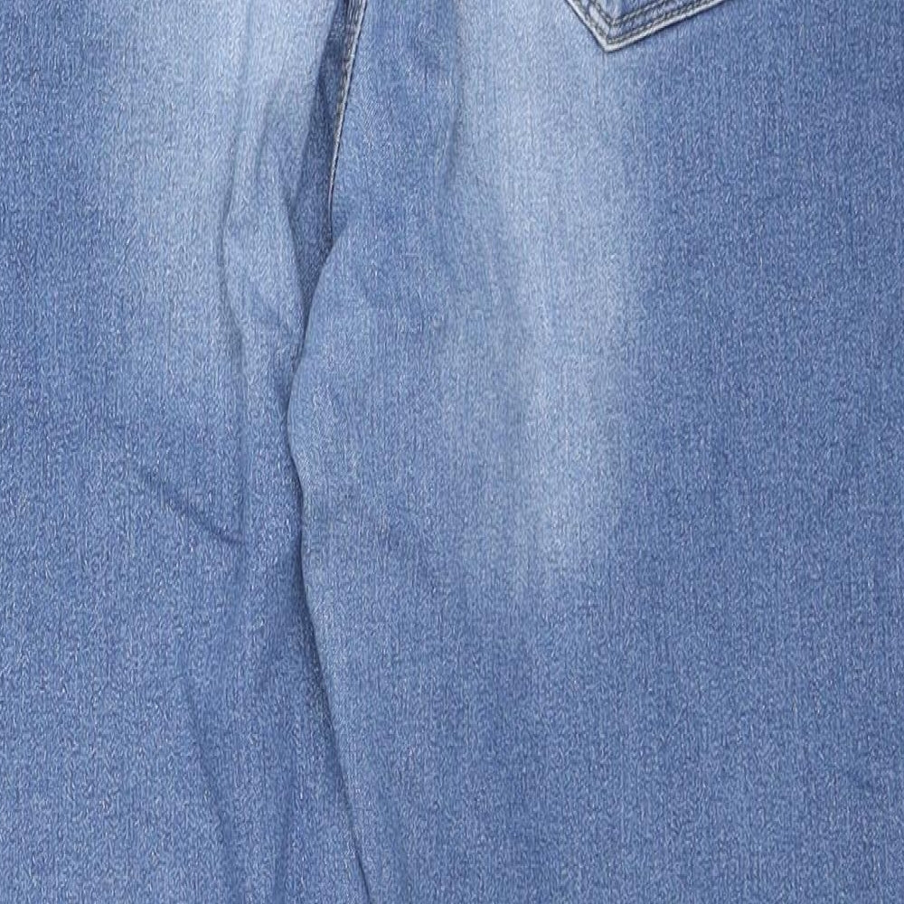 Denim & Co. Womens Blue Cotton Skinny Jeans Size 20 L25 in Regular Zip