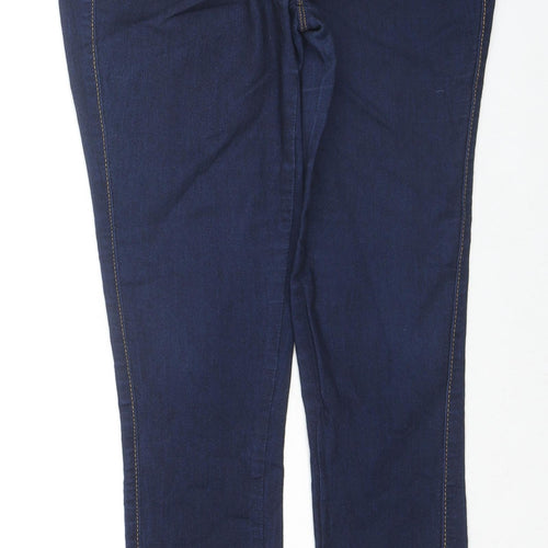 Denim & Co. Womens Blue Cotton Jegging Jeans Size 10 L26 in Regular