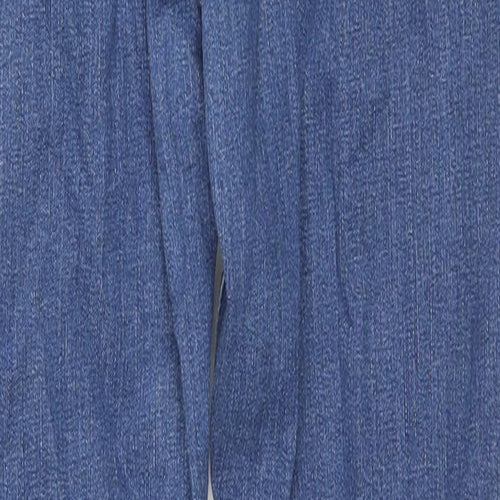 Marks and Spencer Womens Black Cotton Skinny Jeans Size 12 L27 in Regular Zip