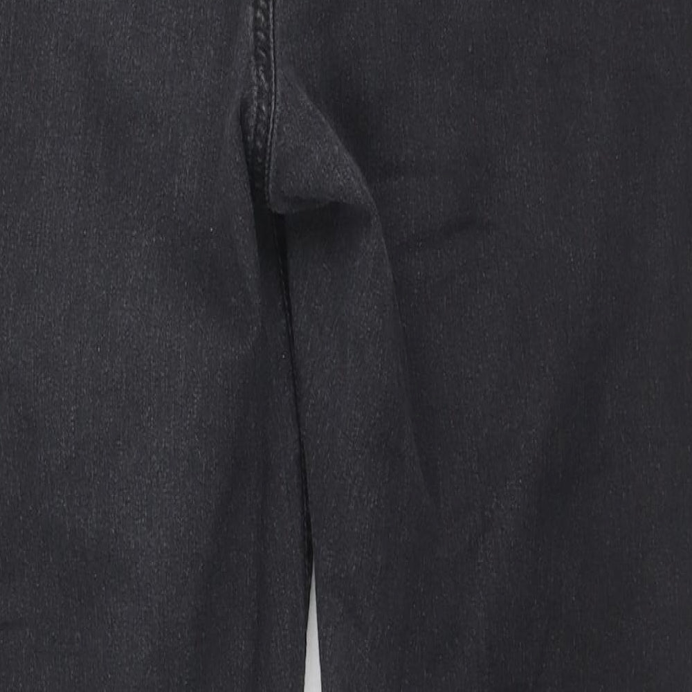 TU Womens Black Cotton Jegging Jeans Size 18 L28 in Regular