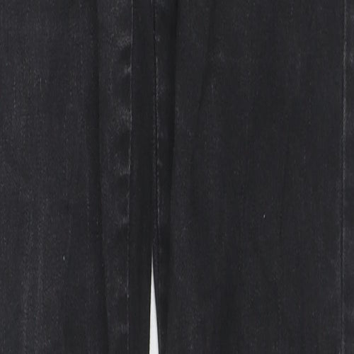 Zenzo Mens Black Cotton Skinny Jeans Size 30 in L31 in Regular Zip