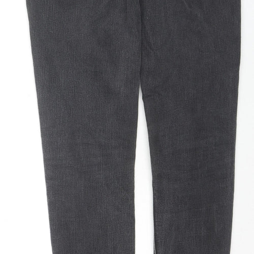 Denim & Co. Womens Black Cotton Skinny Jeans Size 10 L30 in Regular Zip