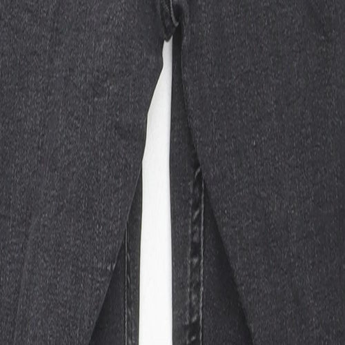 River Island Womens Black Cotton Skinny Jeans Size 10 L26 in Regular Zip