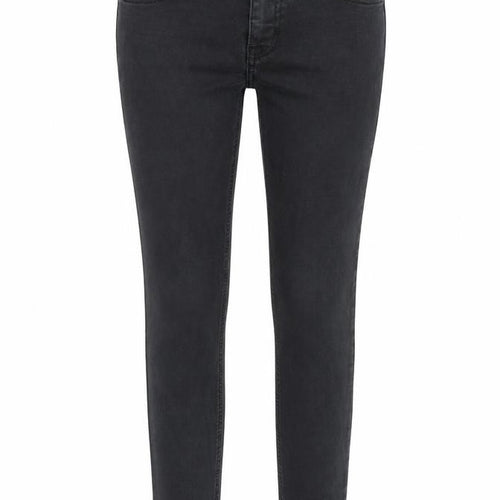Topshop Womens Black Cotton Skinny Jeans Size 26 in L32 in Regular Zip - Pockets