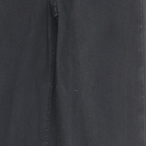 Topshop Womens Black Cotton Skinny Jeans Size 26 in L32 in Regular Zip - Pockets