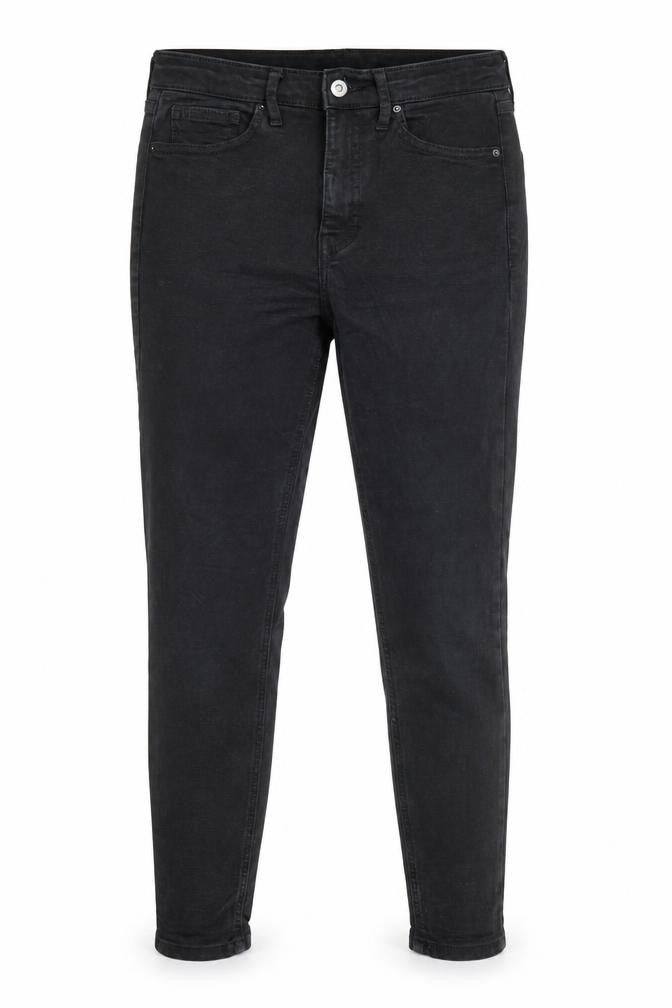 Topshop Womens Black Cotton Skinny Jeans Size 28 in L30 in Regular Zip - Pockets