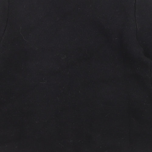 H&M Womens Black V-Neck Wool Cardigan Jumper Size S - Pockets