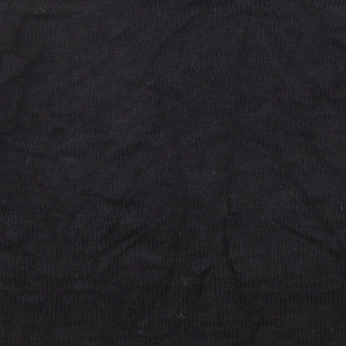 Classics Womens Black Round Neck Acrylic Pullover Jumper Size 16 - Size 16-18