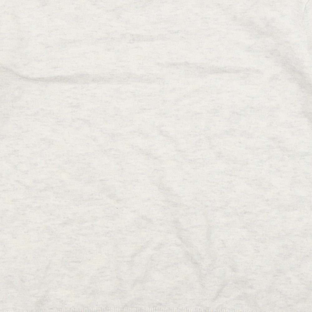 Marks and Spencer Womens Grey Roll Neck Polyester Pullover Jumper Size S