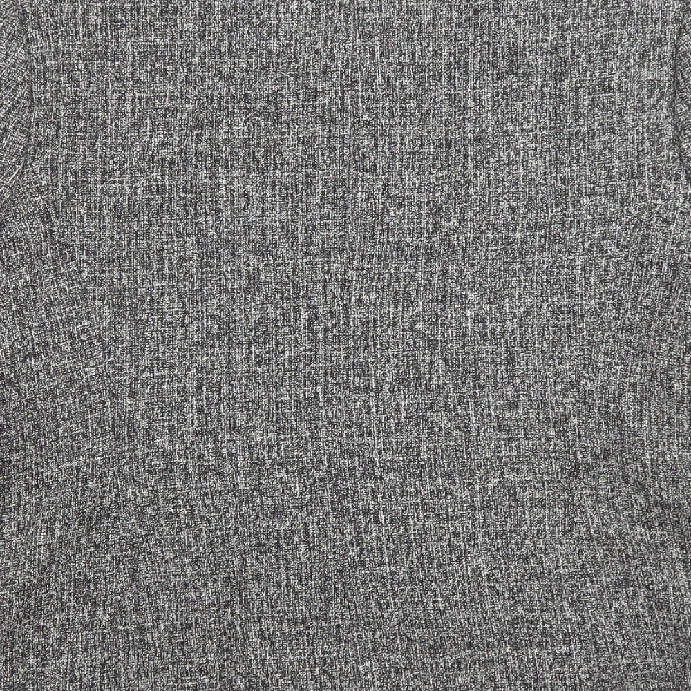 M&Co Womens Black Jacket Coat Size 16 Zip