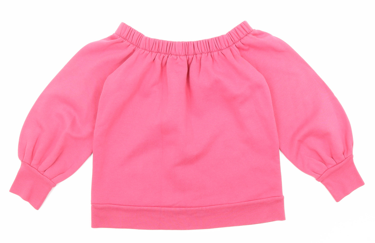Very Womens Pink Cotton Pullover Sweatshirt Size 12 Pullover