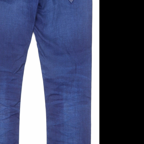 Mish Mash Mens Blue Cotton Straight Jeans Size 34 in L29 in Regular Zip - Pockets