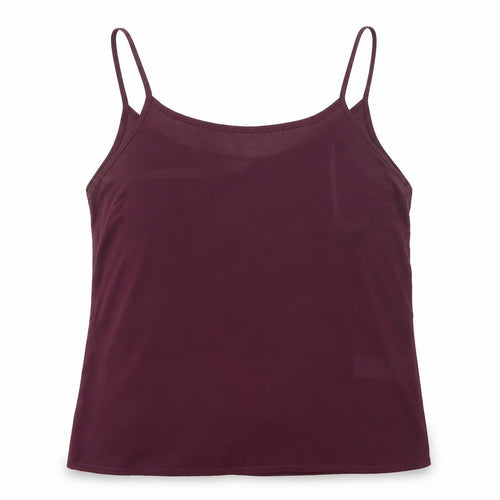 New Look Womens Purple Polyester Camisole Blouse Size 10 Scoop Neck