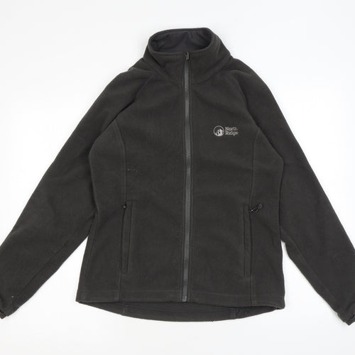 North Ridge Womens Grey Jacket Size 12 Zip