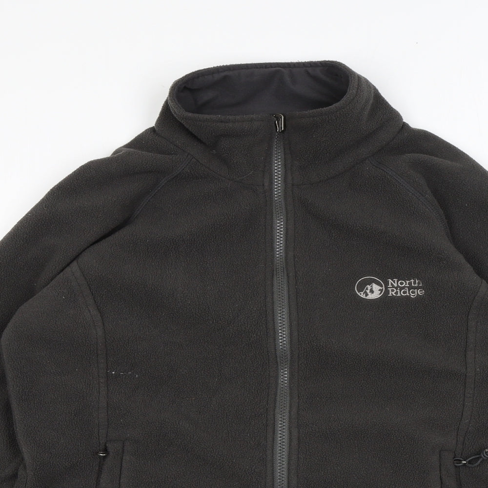 North Ridge Womens Grey Jacket Size 12 Zip
