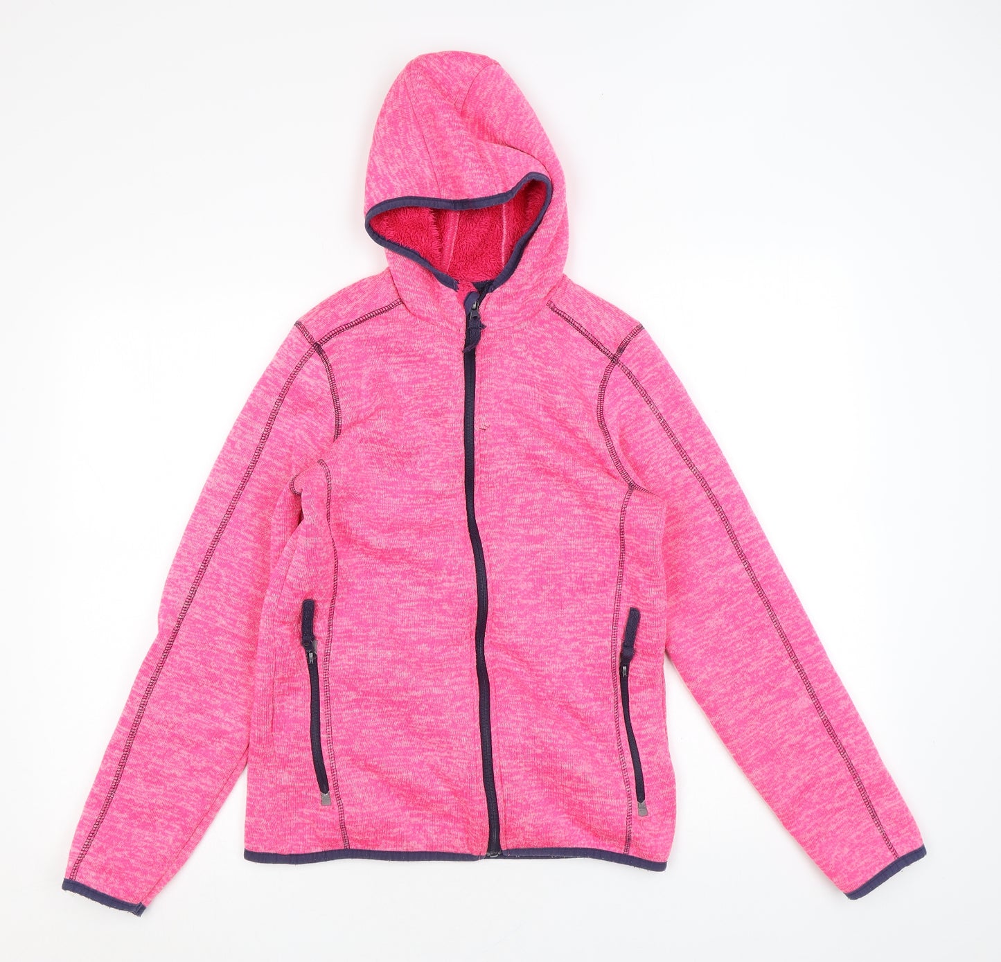 YFK Girls Pink Jacket Size 12 Years Zip