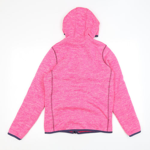 YFK Girls Pink Jacket Size 12 Years Zip