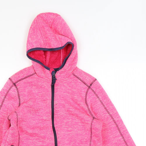 YFK Girls Pink Jacket Size 12 Years Zip