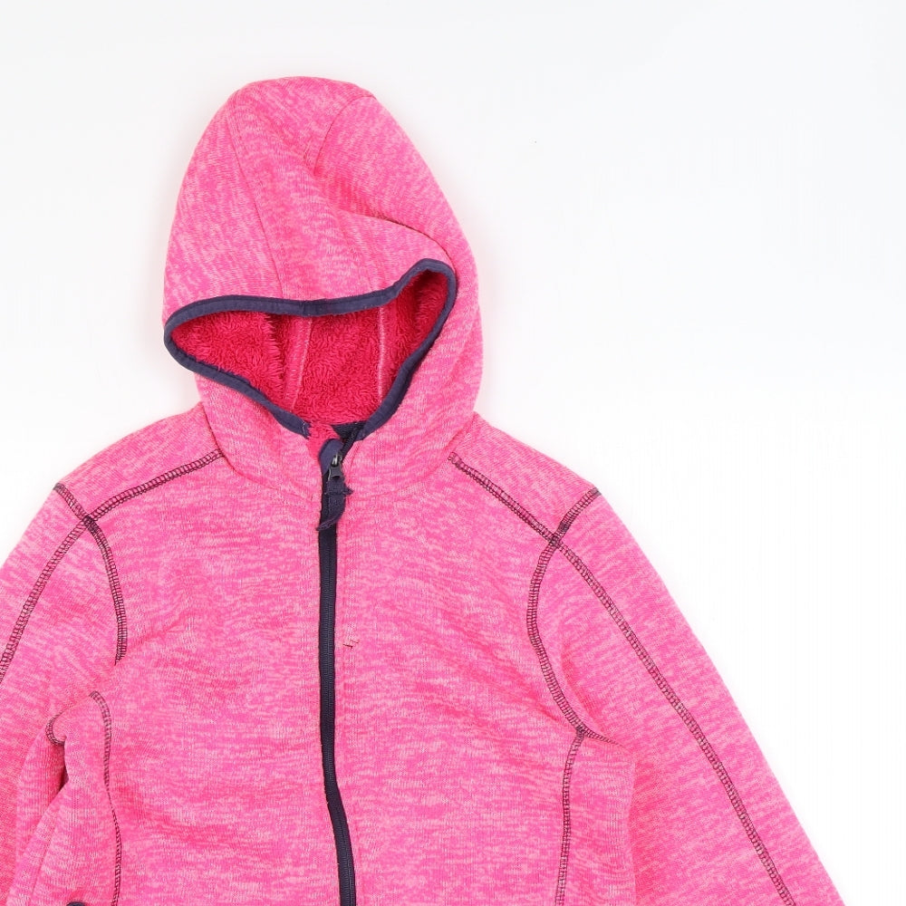 YFK Girls Pink Jacket Size 12 Years Zip