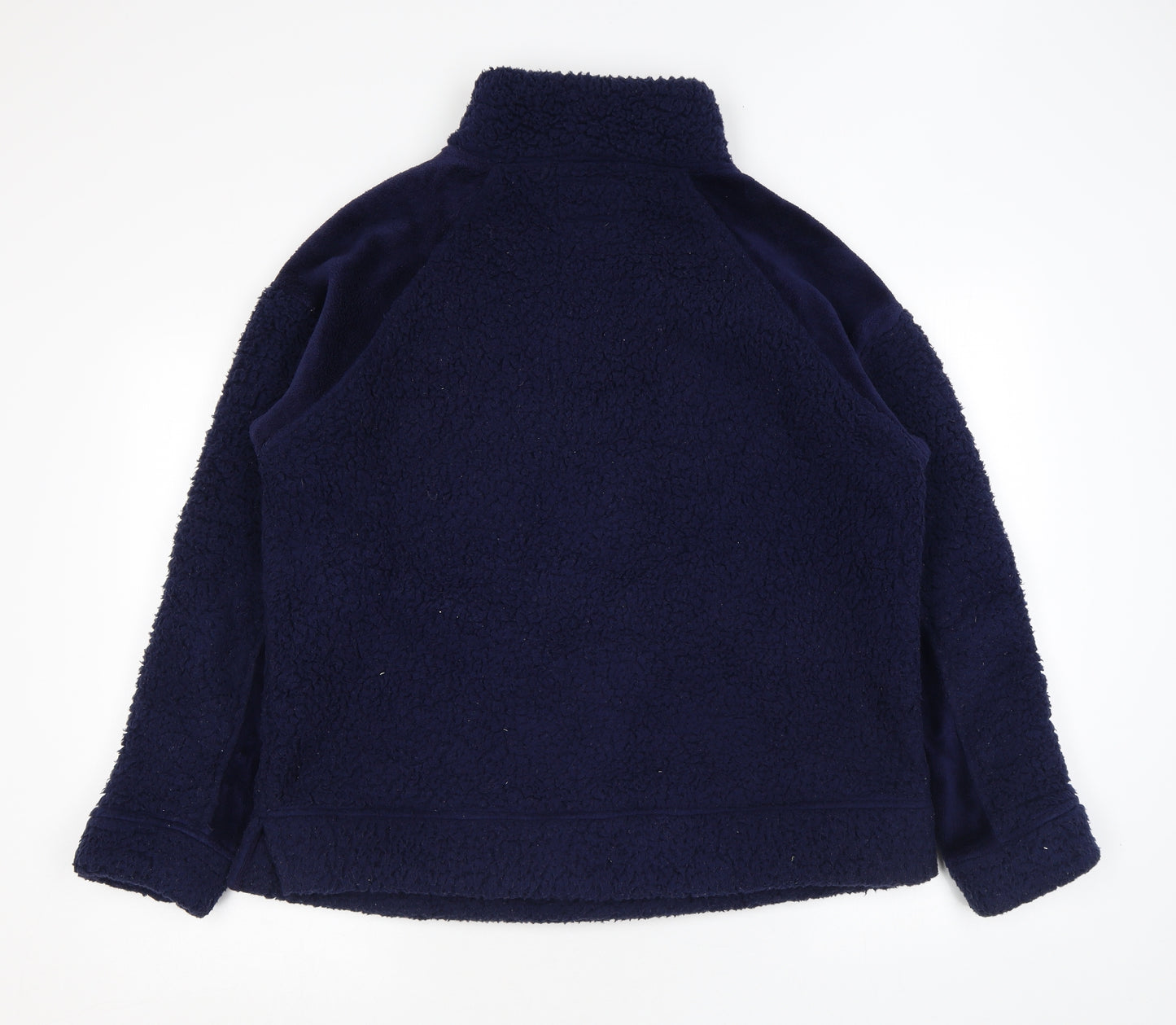 NEXT Womens Blue Polyester Pullover Sweatshirt Size M Snap
