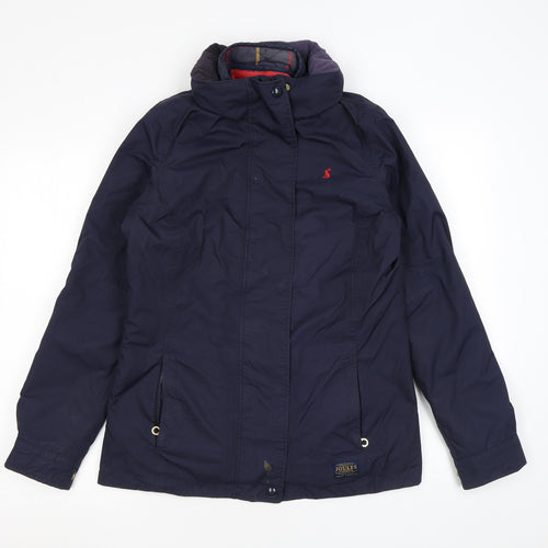 Joules Womens Blue Anorak Jacket Size 8 Zip