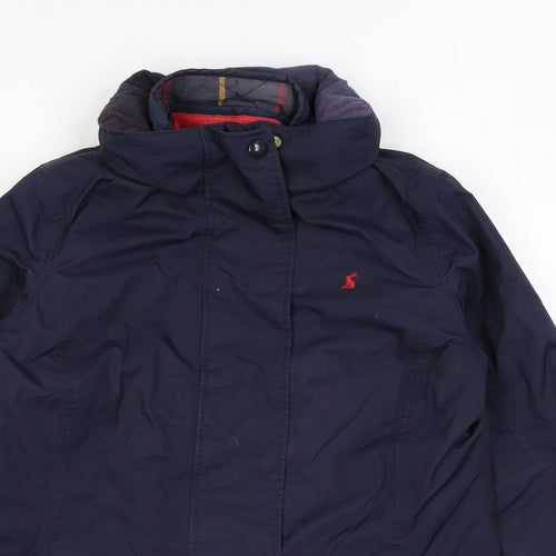 Joules Womens Blue Anorak Jacket Size 8 Zip
