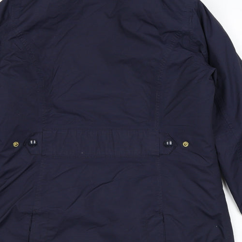 Joules Womens Blue Anorak Jacket Size 8 Zip